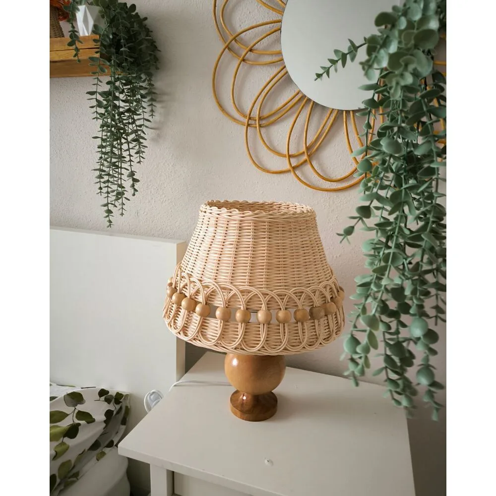 Rattan Masa Abajuru — 40 cm