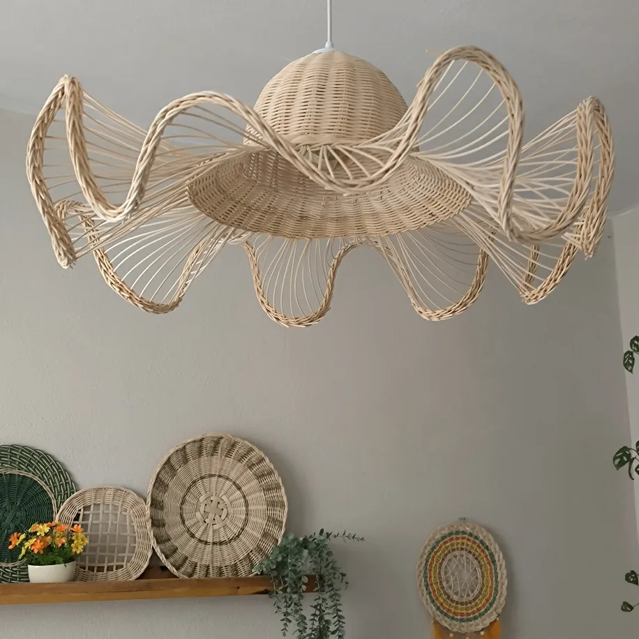 Yelperi Rattan Avize — 70 cm